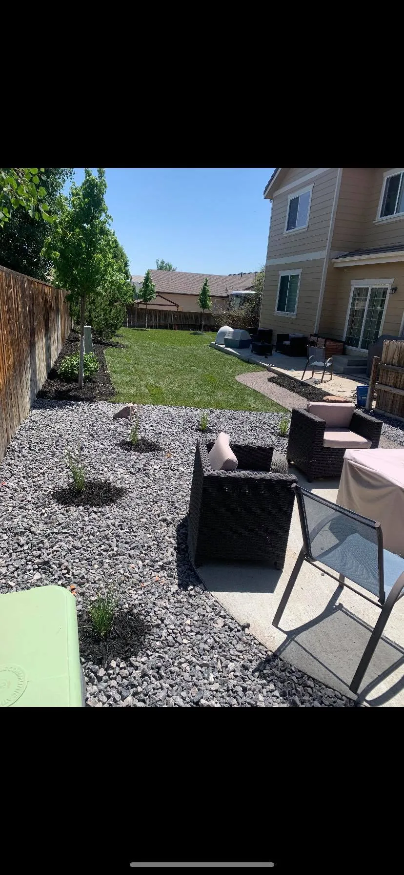 Landscape and garden design project in Denver CO